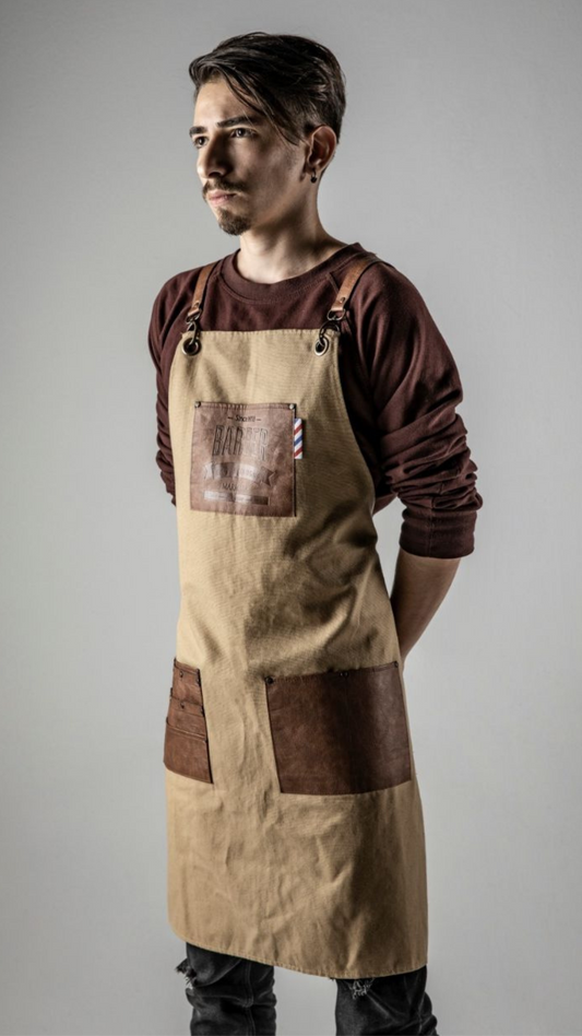 Marmara Barber Apron Camel