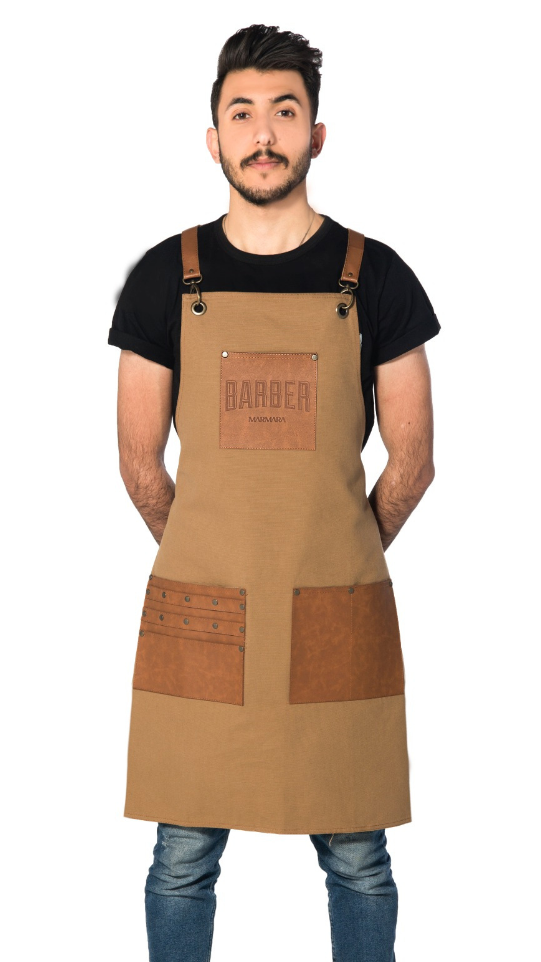 Marmara Barber Beige Apron